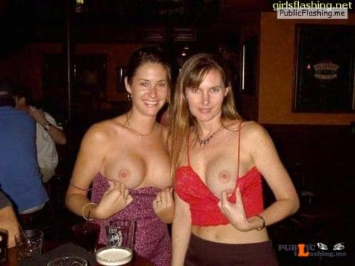 Public exhibitionists girlsflashinginpublic: Flashing boobs at the bar Public exhibitionists girlsflashinginpublic: Flashing boobs at the bar Public Flashing