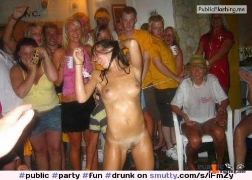 Public nudity photo collegesexfun:Drinks were flowing that night.. Follow me for... Public Flashing
