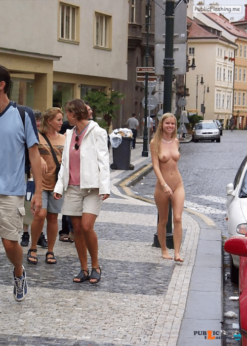Public nudity photo thelifeoftami: To relieve the shame she tried to pretend that... Public Flashing