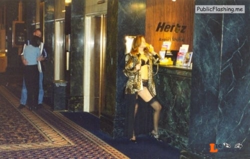 Exposed in public Hotel lobby. Thank you for the submission…love it… Public Flashing