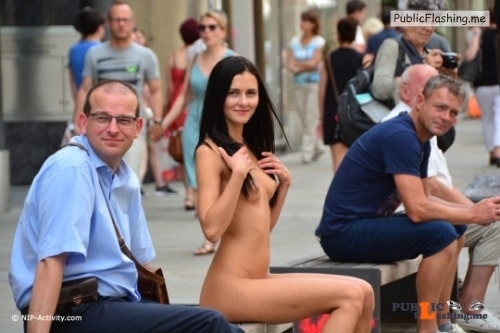 Public nudity photo thelifeoftami: The fact that she was totally naked once more... Public Flashing