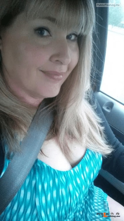 No panties Naughty in the car, but how naughty? pantiesless Public Flashing