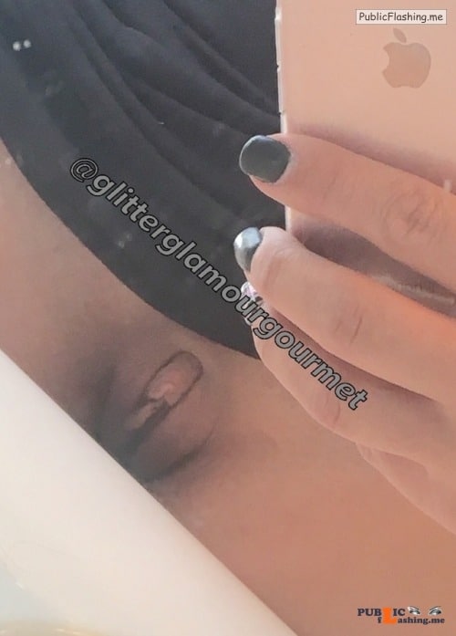 No panties glitterglamourgourmet: Lifting that dress for a quick pic ?? pantiesless Public Flashing