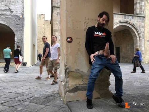 Exposed in public Nice cock… Exposed in public Nice cock… Public Flashing