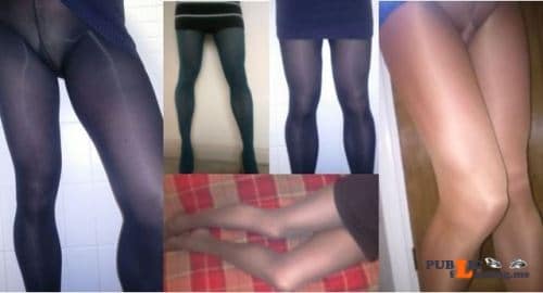 No panties violetlovespantyhose: A few random photos of me from the last... pantiesless Public Flashing