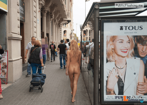 Public nudity photo thelifeoftami:As I noted, her nakedness makes her stand out, and... Public Flashing