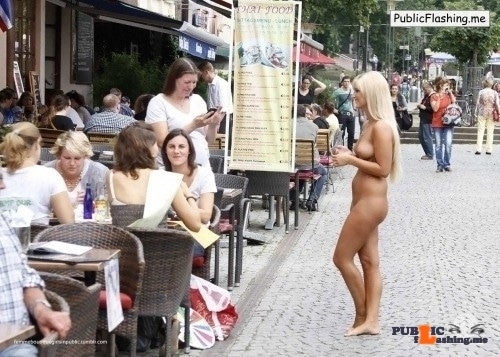 Public Flashing Photo Feed : Public nudity photo thelifeoftami: The first questions were about Tami being naked….