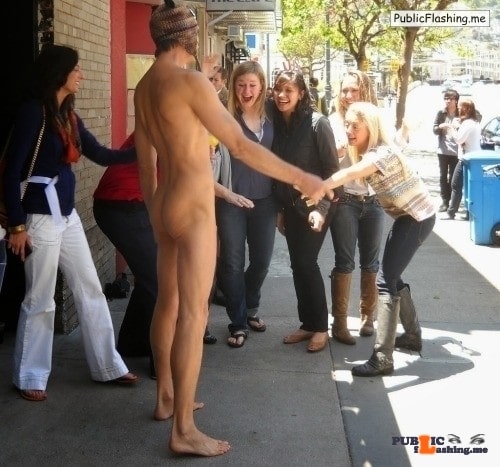 Public nudity photo cfnmgirls:Cfnm Exhibitionist Jerks Off While Talking To Girl On…