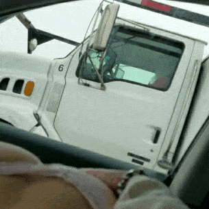 sexgearshift: daddy81: Gave this guy the drive of his life! He... Public Flashing