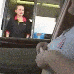 Quickie with facial in McDonalds VIDEO