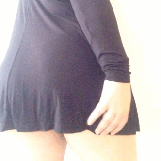 No panties fantasiesofthenaughtykind: Todayโs outfit ? so many places to… pantiesless