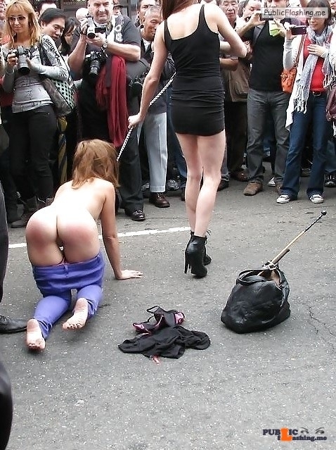Public Flashing Photo Feed : Public nudity photo crueldominantmale:Exposed for public entertainment.  Follow me…