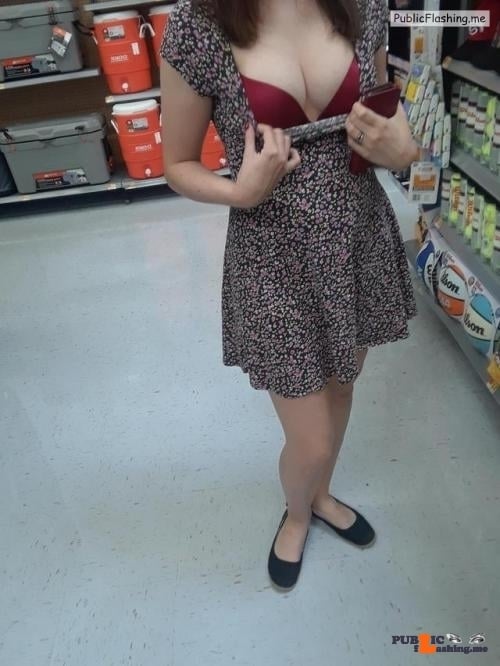 Public Flashing Photo Feed : No panties alliseeisdark: Anyone want to help me shop? I’d shop… pantiesless