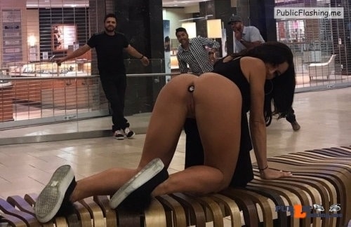Public nudity photo nudeandnaughtyflashing:Katrina Jade putting on a nice little…