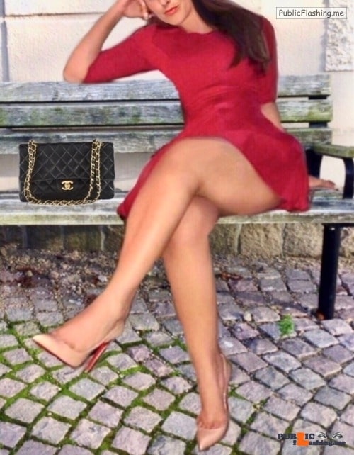 Public Flashing Photo Feed : No panties stockholmgirl69: Do I have panties on me or not? I don’t… pantiesless