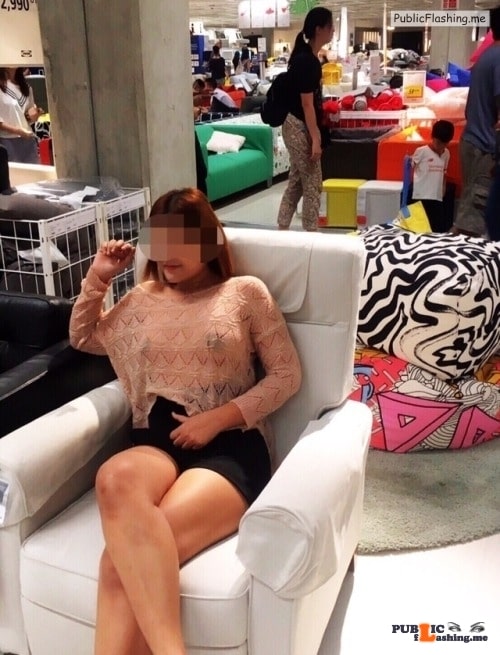Public Flashing Photo Feed : spreadlovemakefriends: Sneak preview of our IKEA shopping… flashing in public picture