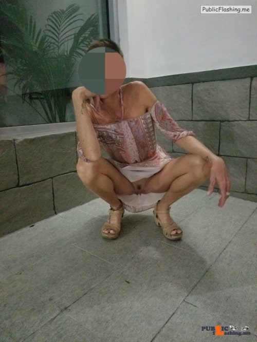 Public Flashing Photo Feed : No panties goddesskatandherpet: Her Pet; Her’ s her freshly shaved pussy… pantiesless