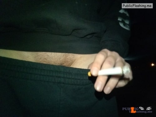 Public Flashing Photo Feed : No panties those-dragon-tails: A quick flash from last night. pantiesless