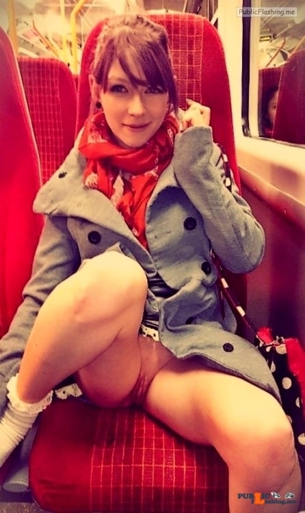 Public Flashing Photo Feed : Public flashing photo voyeur-girlsgoingcommando4:Upskirt train ride