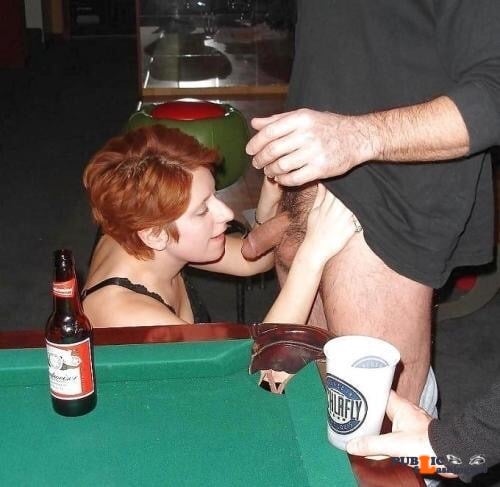 Exposed in public A lost bar bet…