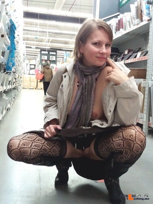 Exposed in public Photo