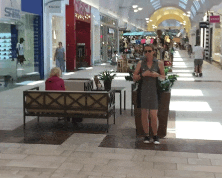 Exposed in public exhibitionist-wife: Mall flashing practice