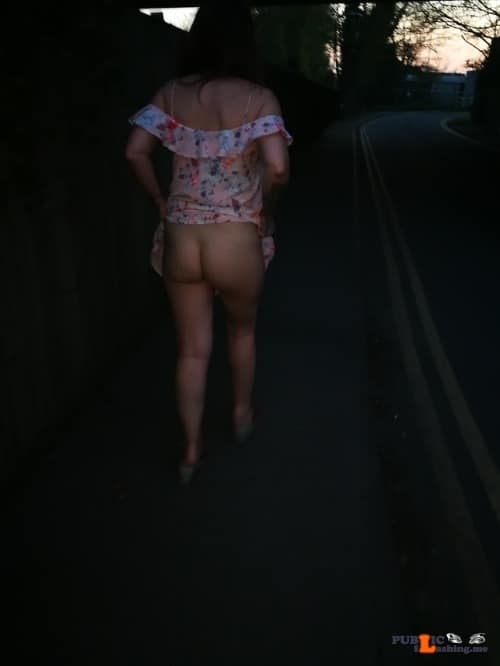 Public Flashing Photo Feed : No panties richaz69: Marlow 2018 – 8 Road side flash pantiesless