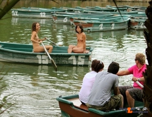 Public Flashing Photo Feed : Public nudity photo fanofenf:Hannah told Rebecca the lake was always quiet, that no…